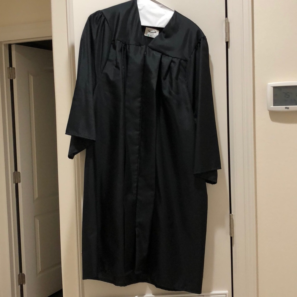 Classic Black Long Sleeve Graduation Robe